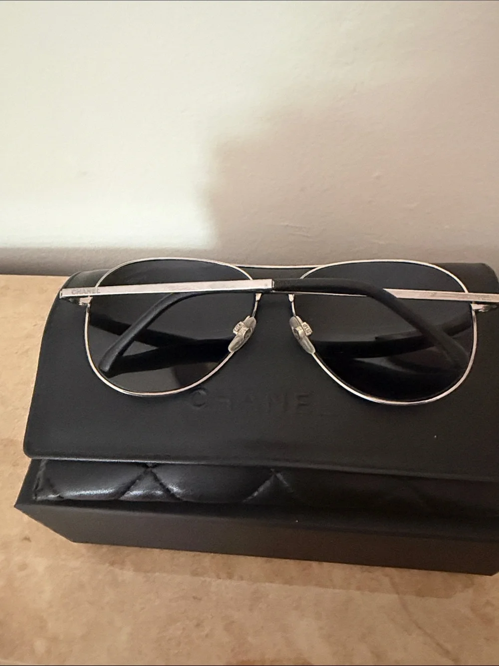 CHANEL PILOT SUNGLASSES - Picture 2 of 10